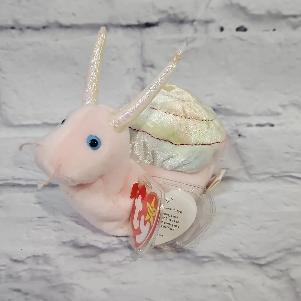 Ty beanie baby Swirly the iridescent snail